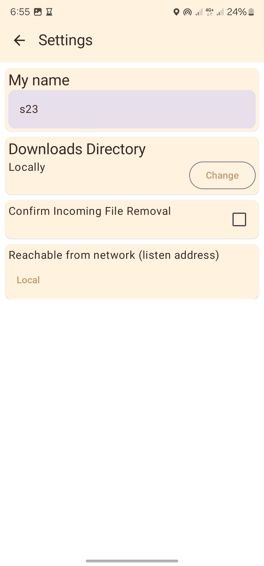 Android Settings